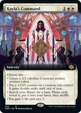 Kayla’s Command (Extended Art) (302) [BRO] - MTG Single