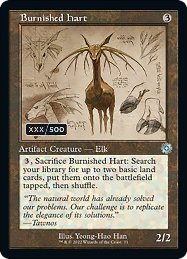 Burnished Hart (Schematic) (Serial Numbered) (71) [BRR] - MTG Single