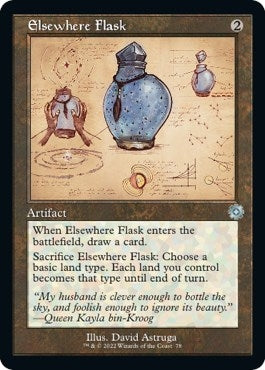 Elsewhere Flask (Schematic) (78) [BRR] - MTG Single