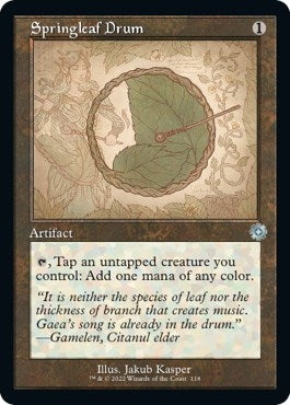 Springleaf Drum (Schematic) (118) [BRR] - MTG Single