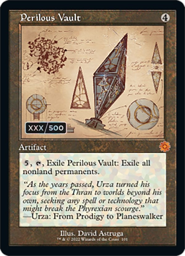 Perilous Vault (Schematic) (Serial Numbered) (101) [BRR] - MTG Single