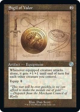 Sigil of Valor (Schematic) (116) [BRR] - MTG Single
