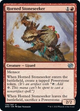 Horned Stoneseeker (138) [BRO] - MTG Single