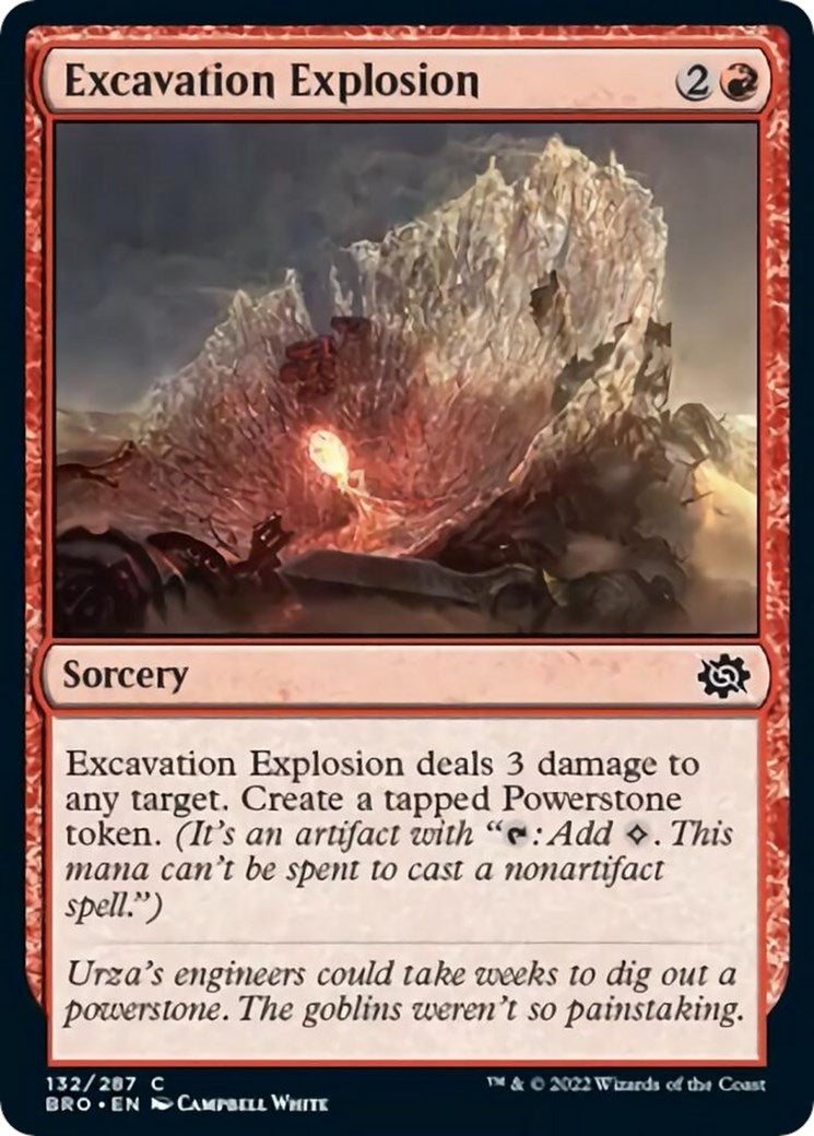 Excavation Explosion (132) [BRO] - MTG Single