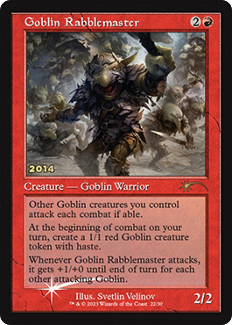 Goblin Rabblemaster (22) [30A-P] - MTG Single