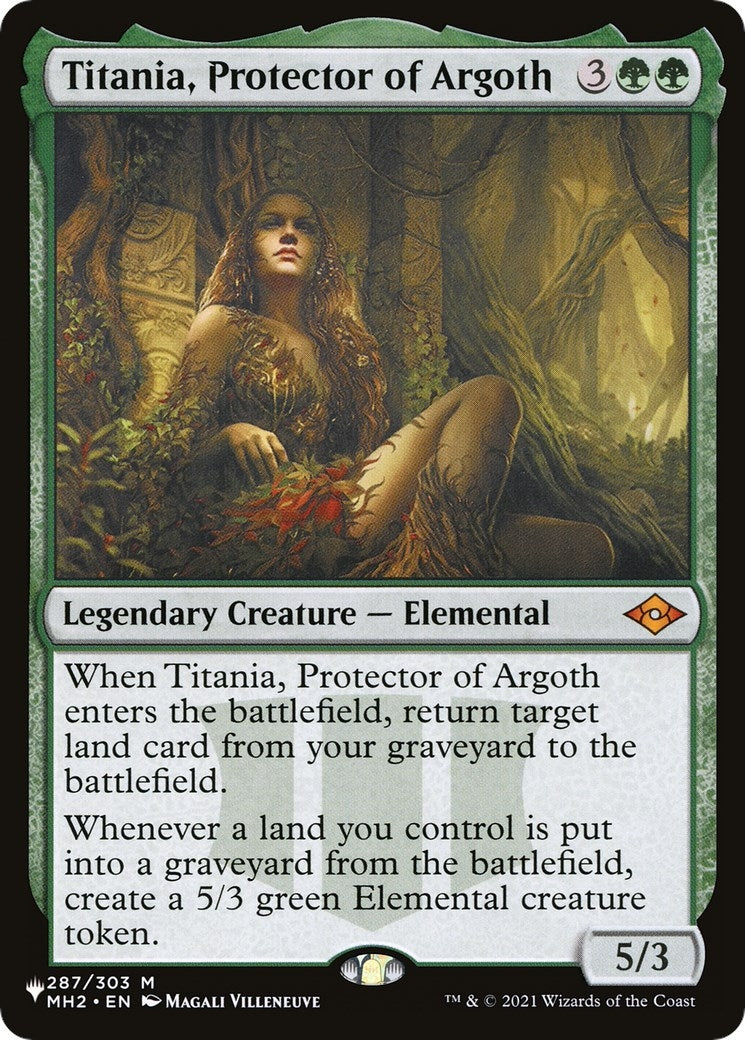 Titania Protector of Argoth (287) [LIST] - MTG Single