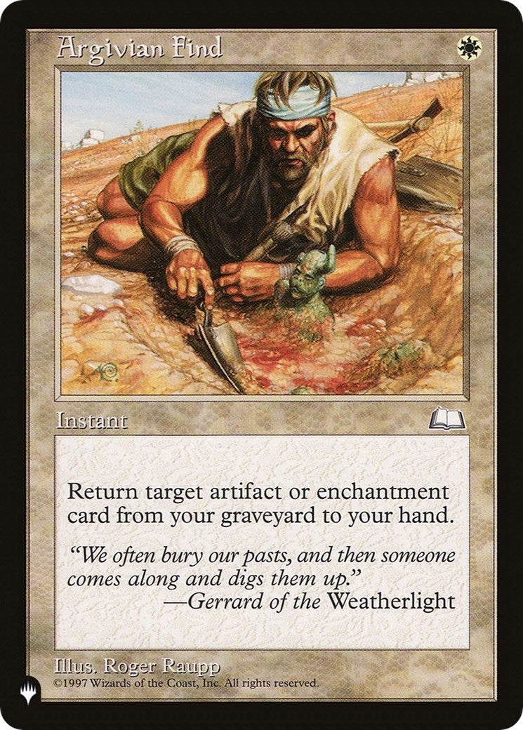 Argivian Find [LIST] - MTG Single