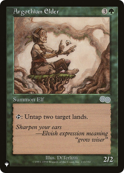 Argothian Elder (233) [LIST]