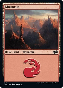 Mountain (107) (107) [J22] - MTG Single