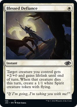 Blessed Defiance (156) [J22] - MTG Single