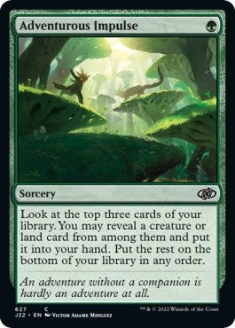 Adventurous Impulse (627) [J22] - MTG Single