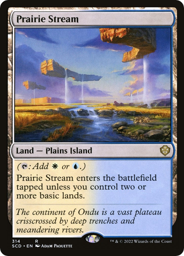 Prairie Stream (314) [SCD] - MTG Single