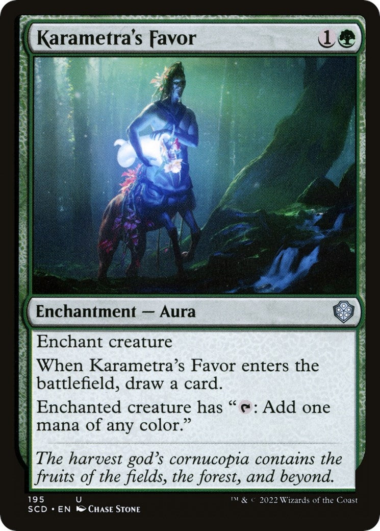 Karametra’s Favor (195) [SCD] - MTG Single