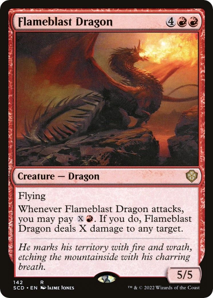 Flameblast Dragon (142) [SCD] - MTG Single