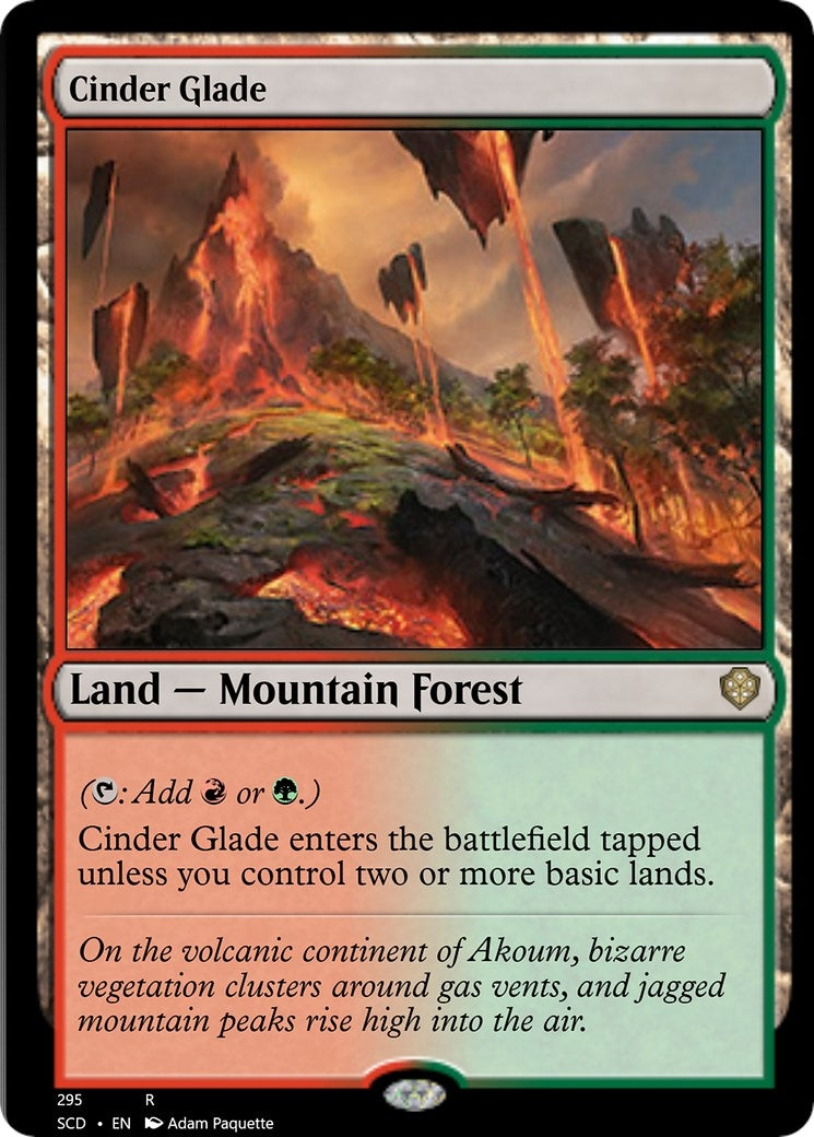 Cinder Glade (295) [SCD] - MTG Single