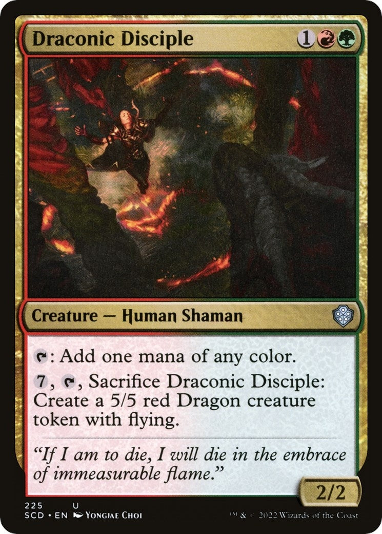Draconic Disciple (225) [SCD] - MTG Single