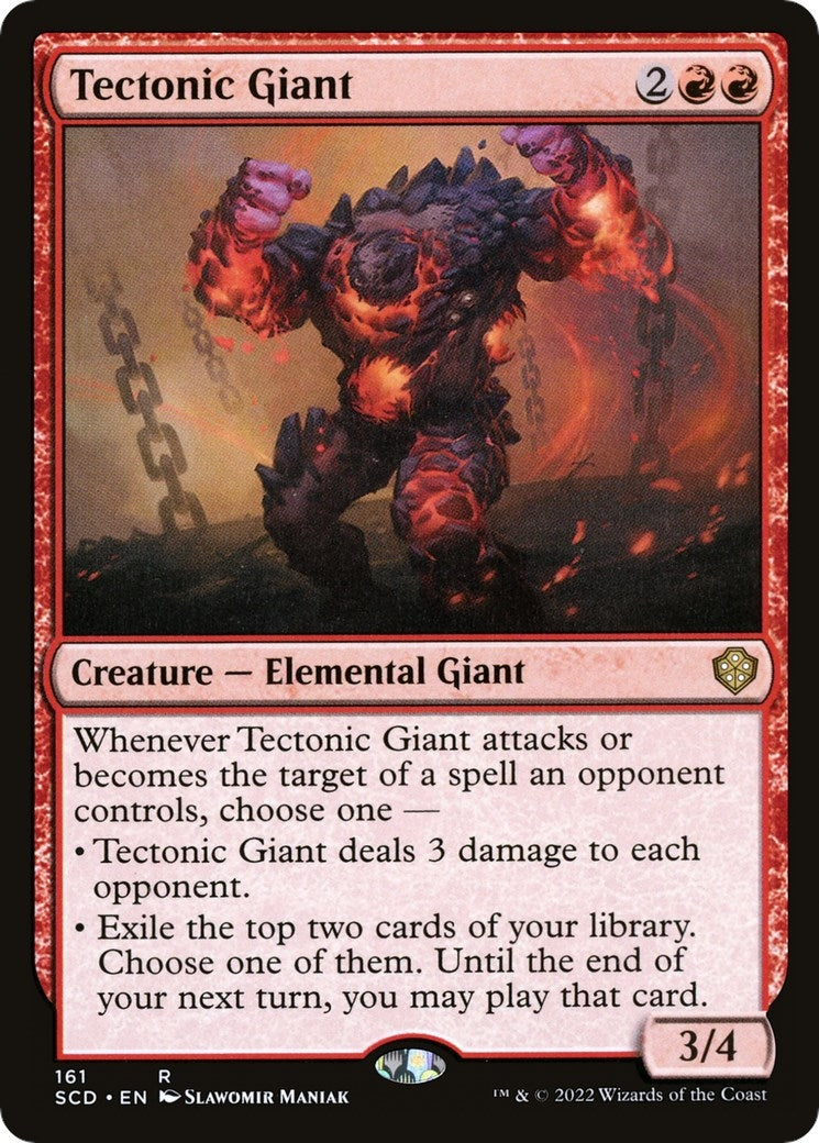 Tectonic Giant (161) [SCD] - MTG Single