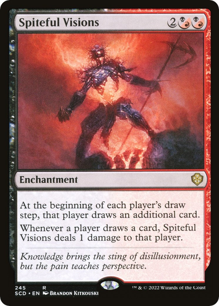 Spiteful Visions (245) [SCD] - MTG Single