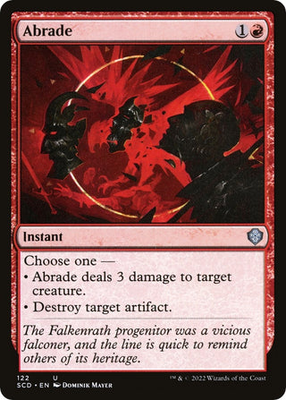 Abrade (122) [SCD] - MTG Single