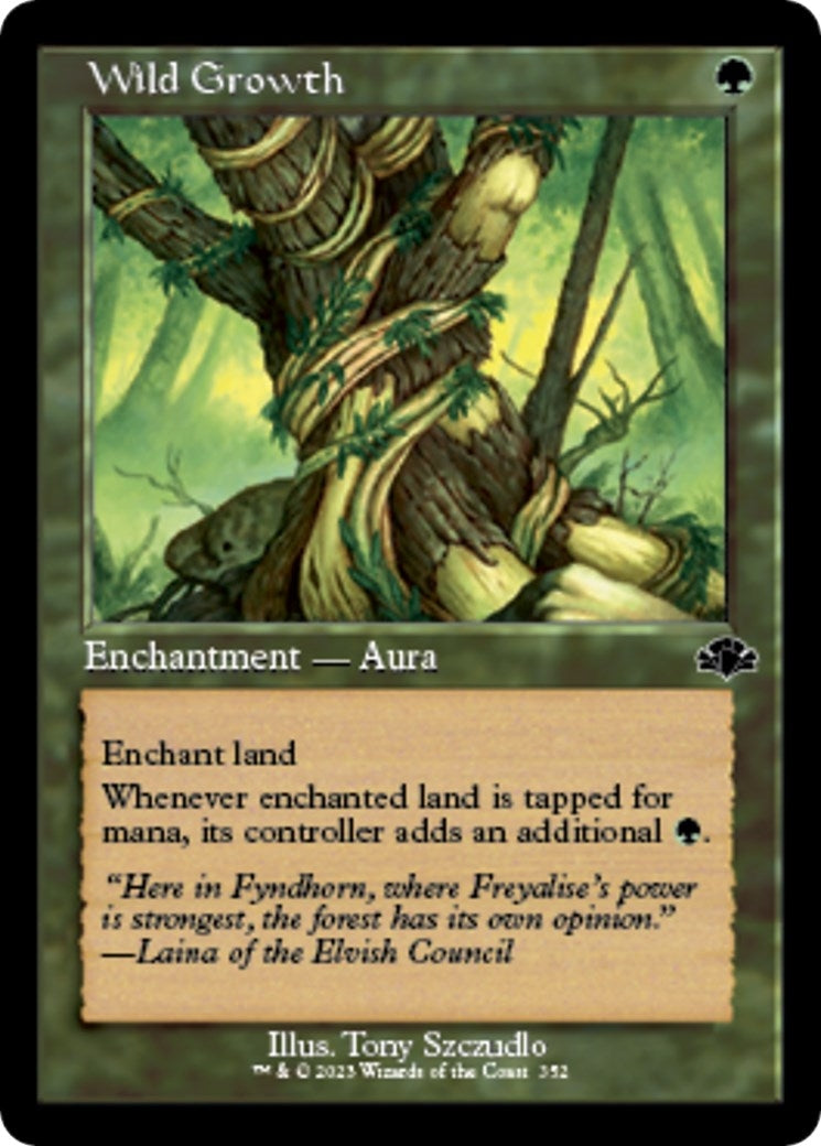 Wild Growth (Retro Frame) (352) [DMR] - MTG Single