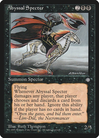 Abyssal Specter [ICE] - MTG Single