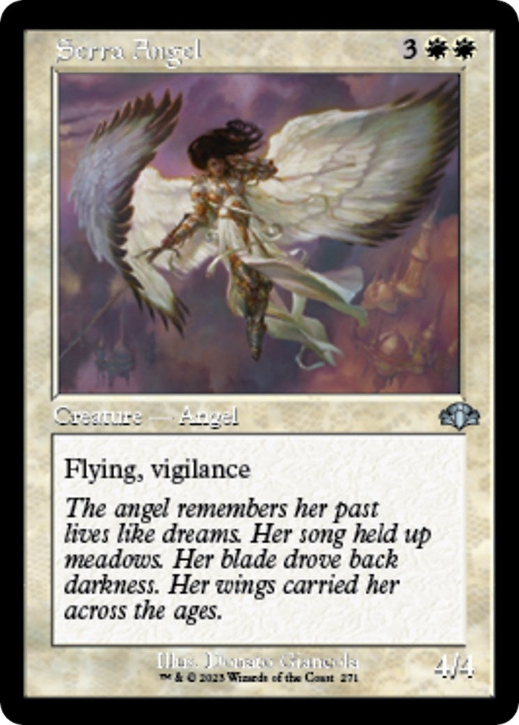 Serra Angel (Retro Frame) (271) [DMR] - MTG Single