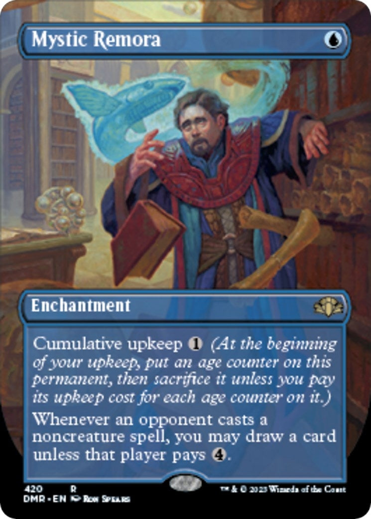 Mystic Remora (Borderless) (420) [DMR] - MTG Single