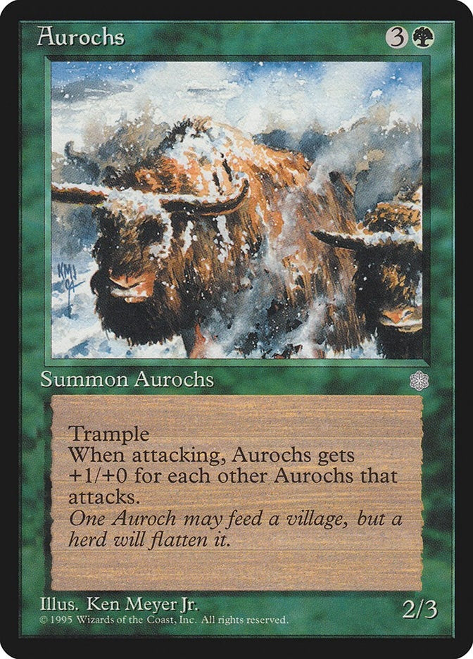 Aurochs [ICE] - MTG Single