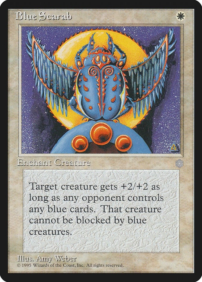 Blue Scarab [ICE] - MTG Single