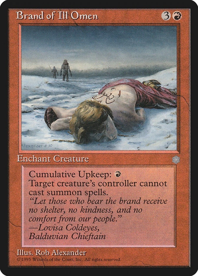 Brand of Ill Omen [ICE] - MTG Single