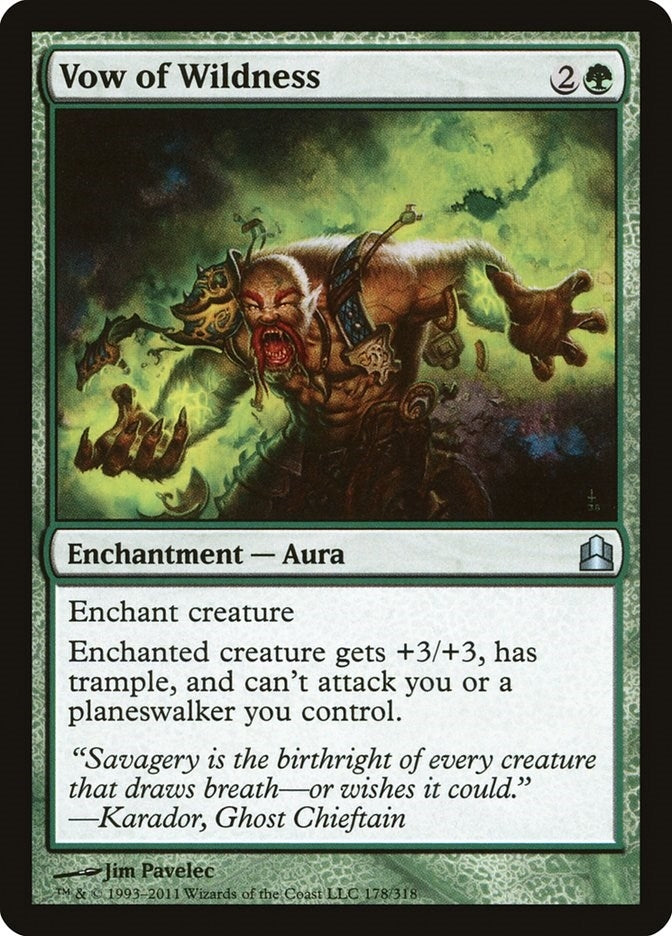 Vow of Wildness (178) [CMD] - MTG Single