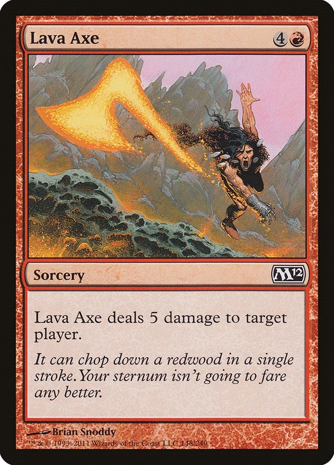 Lava Axe (148) [M12] - MTG Single