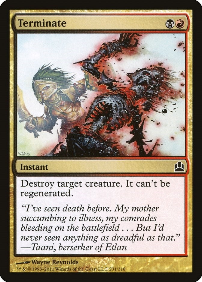Terminate (231) [CMD] - MTG Single
