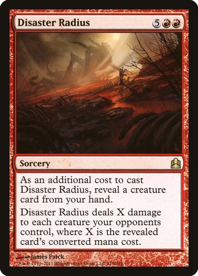 Disaster Radius (119) [CMD] - MTG Single