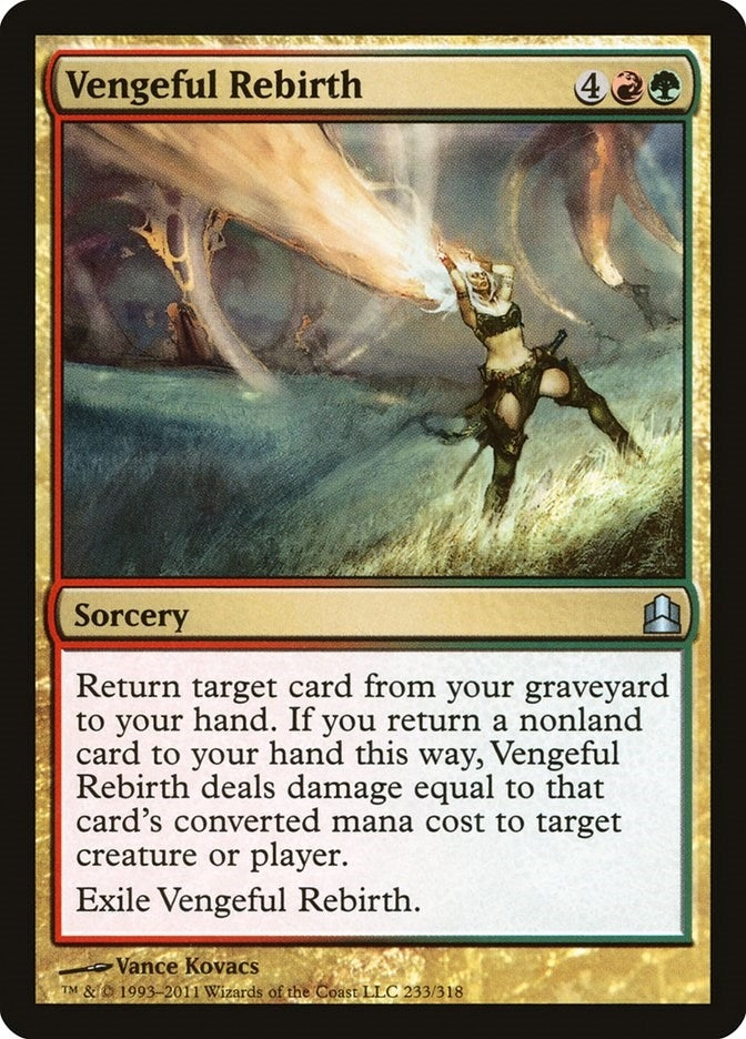 Vengeful Rebirth [CMD] - MTG Single