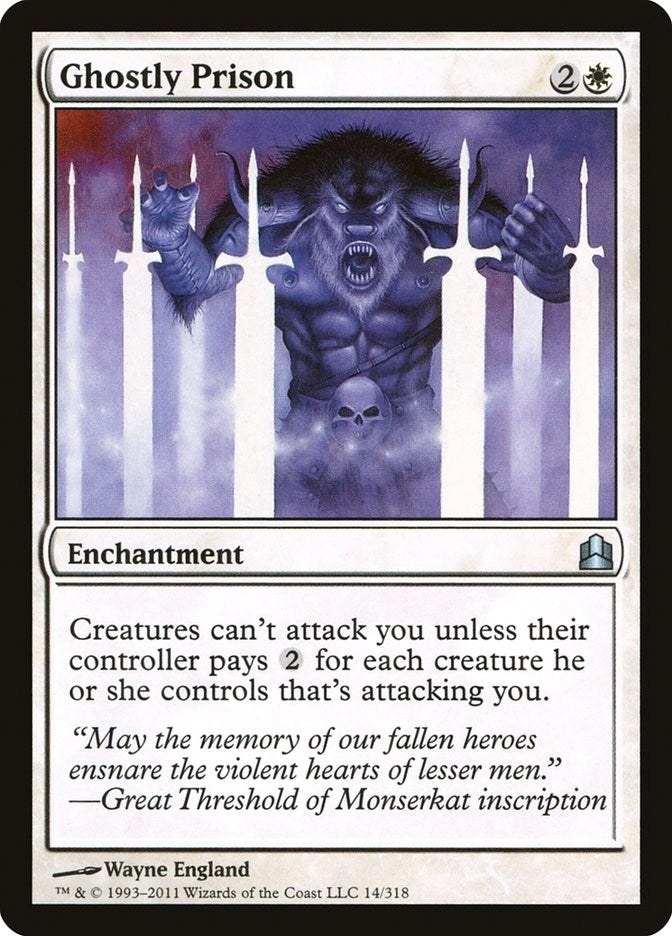 Ghostly Prison (14) [CMD] - MTG Single