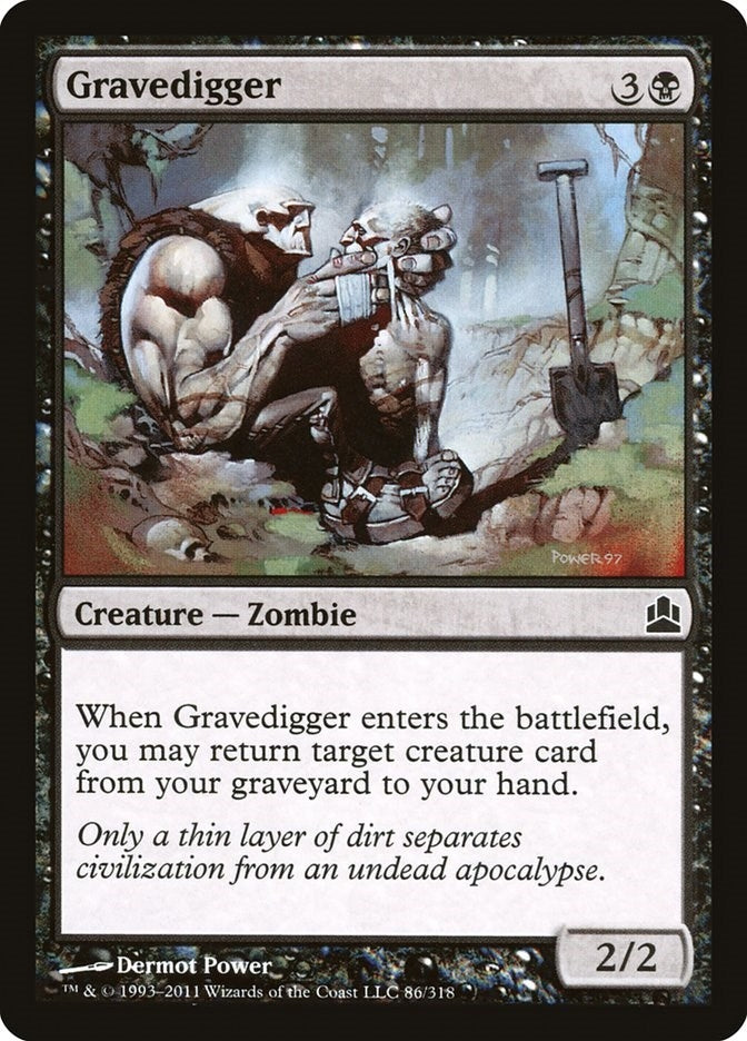 Gravedigger (86) [CMD] - MTG Single