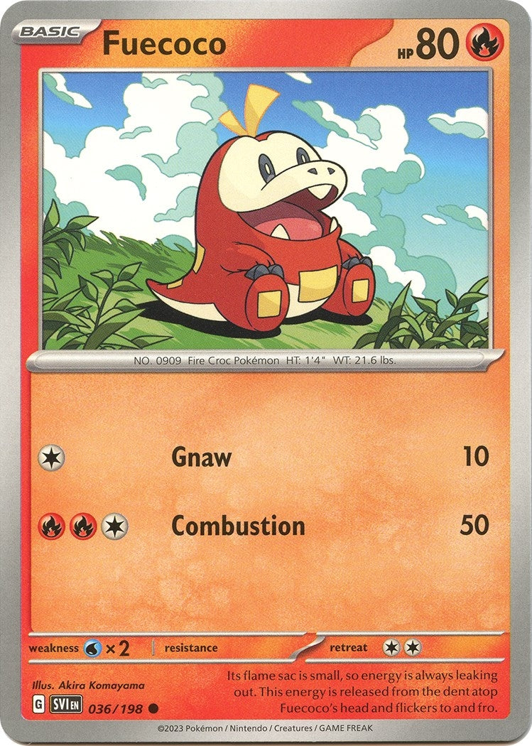 Fuecoco (036/198) [SV01: Scarlet & Violet Base Set]
