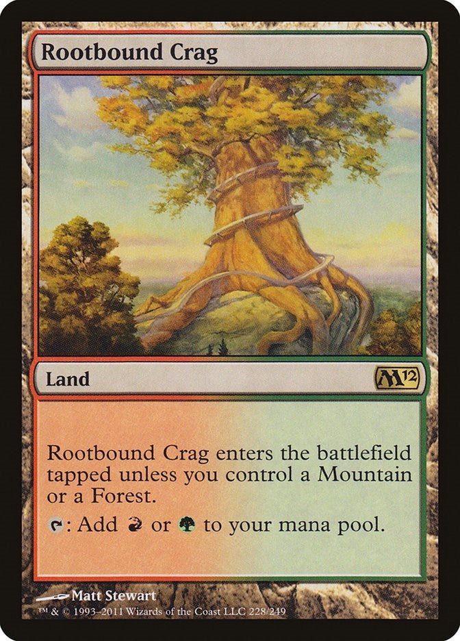 Rootbound Crag (228) [M12] - MTG Single