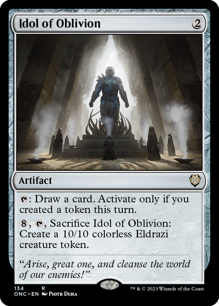 Idol of Oblivion (134) [ONC] - MTG Single