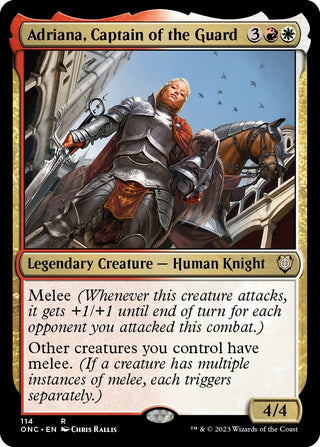 Adriana Captain of the Guard (114) [ONC] - MTG Single