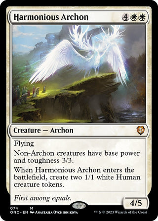 Harmonious Archon (74) [ONC] - MTG Single