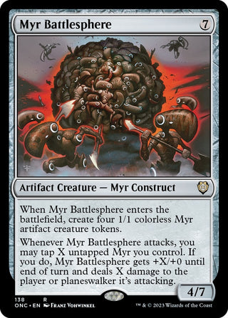 Myr Battlesphere (138) [ONC] - MTG Single