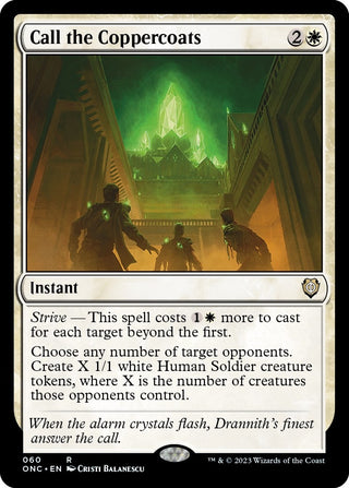 Call the Coppercoats (60) [ONC] - MTG Single