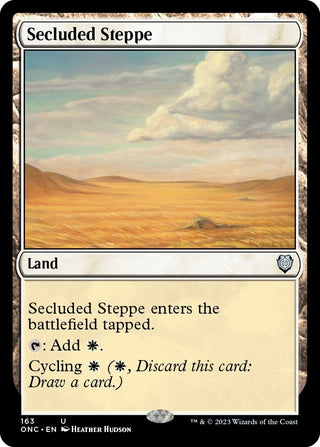 Secluded Steppe (163) [ONC] - MTG Single