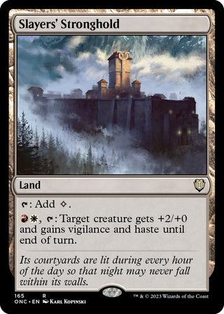 Slayers’ Stronghold (165) [ONC] - MTG Single