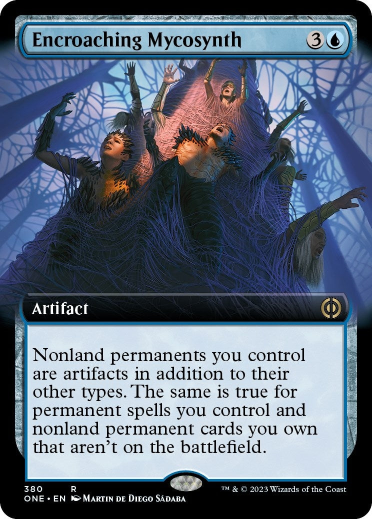 Encroaching Mycosynth (Extended Art) (380) [ONE] - MTG Single