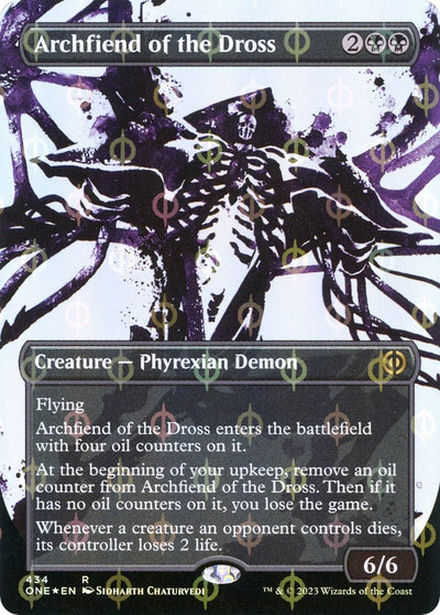 Archfiend of the Dross (Showcase) (Step-and-Compleat Foil) (434) [ONE]