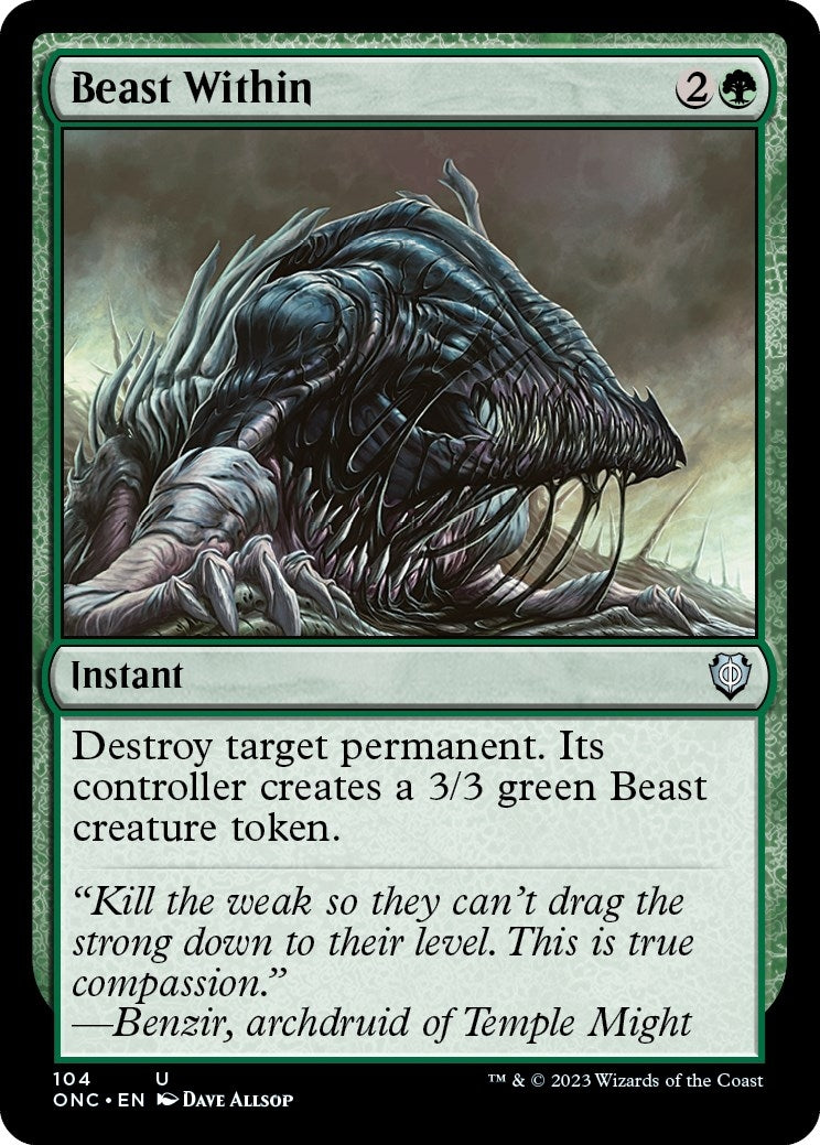 Beast Within (104) [ONC] - MTG Single