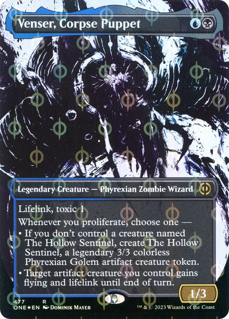 Venser Corpse Puppet (Showcase) (Step-and-Compleat Foil) (477) [ONE] - MTG Single